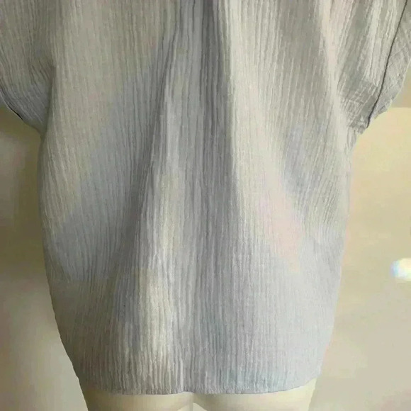 Banana Republic Gauze Button-Front Tee - Picture 9 of 13